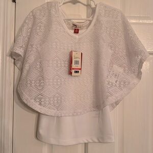 LEI White shirt NWT girls 4/5
